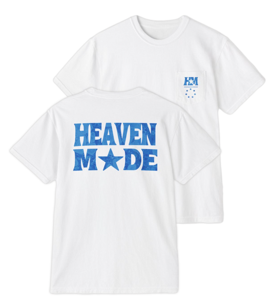 Heaven Made Pocket Christian Tee